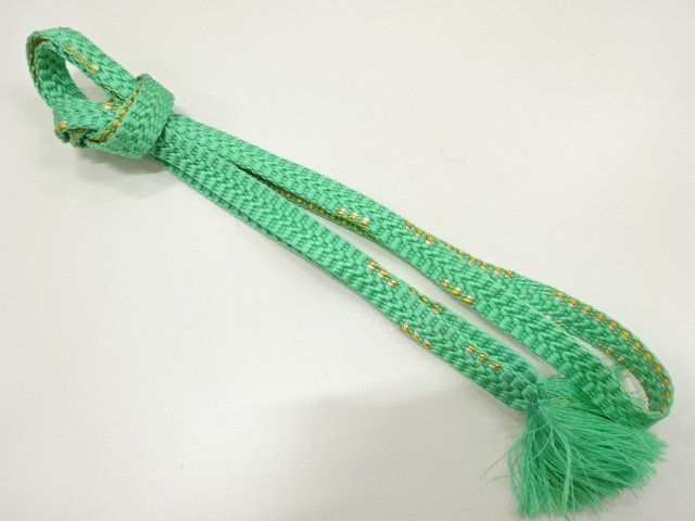 JAPANESE KIMONO / HAND-TIED OBIJIME CORD